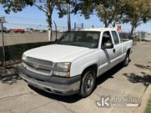 2003 Chevrolet Silverado 1500 Extended-Cab Pickup Truck Runs & Moves) (Smog Fail