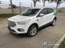 2017 Ford Escape 4x4 4-Door Sport Utility Vehicle Runs & Moves, Front Collision Damage, Check Engine