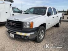 (Dixon, CA) 2013 GMC Sierra 1500 Hybrid 4x4 Crew-Cab Pickup Truck Runs & Moves. Check Engine Light O