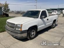 2004 Chevrolet Silverado 1500 Pickup Truck Runs & Moves, Engine Monitors, Missing Radio