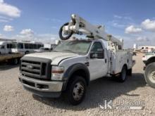 Altec AT37G, Articulating & Telescopic Bucket Truck mounted behind cab on 2009 Ford F550 Service Tru