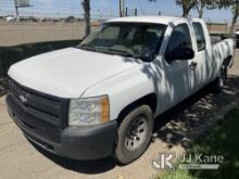 2011 Chevrolet Silverado 1500 4x4 Extended-Cab Service Truck Runs & Moves, Service Airbag Light, Bod