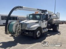 2009 International 4300 Vactor Truck Runs & Moves, No Horn, Master Switch Engages, Operating Conditi