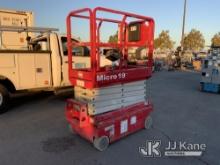 2019 MEC MICRO 19 Self-Propelled Scissor Lift Runs & Operates