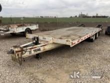 2000 Trail King TK40LP T/A Tagalong Equipment Trailer Towable