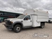 2010 Ford F550 Chipper Dump Truck Not Running, Cranks Does Not Start, Conditions Unknown, Dump Body 