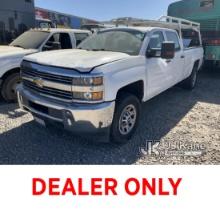 2016 Chevrolet Silverado 3500HD Crew-Cab Pickup Truck Not Running, Does Not Start