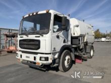 2013 Autocar Sweeper Runs, Moves & Operates.