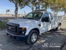 2009 Ford F250 Service Truck Runs & Moves, Tailgate Operates