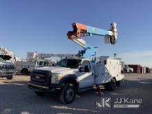 Altec AT40M, Articulating & Telescopic Bucket Truck mounted behind cab on 2013 Ford F550 4x4 Service