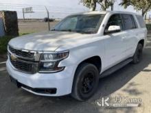 2018 Chevrolet Tahoe Police Package 4-Door Sport Utility Vehicle Runs & Moves) (Engine Monitors, Rea