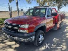 2006 Chevrolet Silverado 3500 Stake Truck Runs & Moves