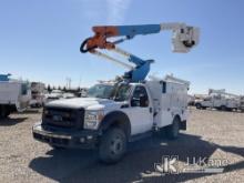 Altec AT37G, Articulating & Telescopic Bucket Truck mounted behind cab on 2013 Ford F550 4x4 Service