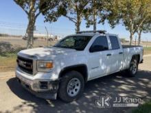 (Dixon, CA) 2015 GMC Sierra 1500 4x4 Double-Cab Pickup Truck Runs & Moves, Check Engine Light On, Ba