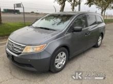 2012 Honda Odyssey Van Runs & Moves, Check Engine Light On