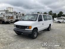 (Villa Rica, GA) 2006 Ford E350 Passenger Van Runs & Moves) (Jump To Start, Body/ Paint Damage