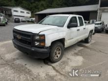 (Hanover, WV) 2015 Chevrolet Silverado 1500 4x4 Extended-Cab Pickup Truck Runs & Moves, Jump To Star