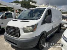 (Riviera Beach, FL) 2015 Ford Transit-250 Cargo Van Not Running Condition Unknown, Bad Engine)( Miss