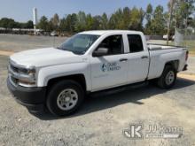 (China Grove, NC) 2019 Chevrolet Silverado 1500 4x4 Extended-Cab Pickup Truck Duke Unit) (Runs & Mov