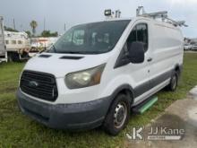 (Riviera Beach, FL) 2015 Ford Transit-250 Cargo Van Runs & Moves) (Rust Damage)(FL Residents Purchas