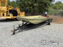 (Villa Rica, GA) Lowe Aluminum Boat, (GA Power Unit) To Be Sold with Trailer VG702 No Title) (Not Ru