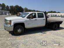 (China Grove, NC) 2015 Chevrolet Silverado 3500 Extended-Cab Flatbed Truck Runs & Moves) (Check Engi