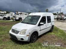 (Riviera Beach, FL) 2013 Ford Transit Connect Window Van Runs & Moves)(Jump To Start, Side Door Brok