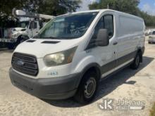 (Riviera Beach, FL) 2015 Ford Transit-250 Cargo Van Runs & Moves)( Check Engine Light On, Body Damag