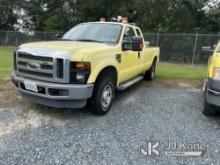 (Tasley, VA) 2008 Ford F250 4x4 Extended-Cab Pickup Truck Runs & Moves) (Rust/Body Damage