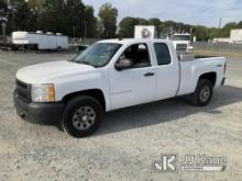 (China Grove, NC) 2008 Chevrolet Silverado 1500 4x4 Extended-Cab Pickup Truck Runs & Moves) (Airbag