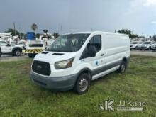 (Riviera Beach, FL) 2015 Ford Transit-250 Cargo Van Runs & Moves)( Paint & Body Damage, Check Engine