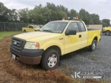 (Tasley, VA) 2008 Ford F150 4x4 Extended-Cab Pickup Truck Not Running, Dead Battery, Condition Unkno