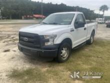 (Bamberg, SC) 2015 Ford F150 Pickup Truck Not Running, Blown Engine, Cracked Passenger Windshield