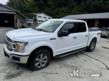 (Hanover, WV) 2018 Ford F150 4x4 Crew-Cab Pickup Truck Runs & Moves) (Check Engine Light On, TPS Lig