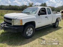 (Robert, LA) 2011 Chevrolet Silverado 2500HD 4x4 Extended-Cab Pickup Truck Runs & Moves) (Jump To St