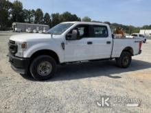 (China Grove, NC) 2021 Ford F250 4x4 Crew-Cab Pickup Truck Runs & Moves) (Body/Paint Damage