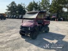 (Villa Rica, GA) 2007 Kawasaki Mule 600 Yard Cart, (GA Power Unit) No Title) (Runs & Moves) (Jump To