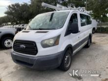 (Riviera Beach, FL) 2015 Ford Transit-250 Window Van Runs & Moves)( Paint & Body Damage)FL Residents