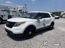 (Covington, LA) 2013 Ford Explorer Police Interceptor 4-Door Sedan Runs & Moves) (No Center Console