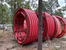 (Aberdeen, NC) Two (2) Reels of 6 inch red conduit piping