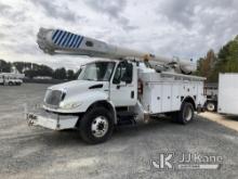 (China Grove, NC) Altec AM55-MH, Over-Center Material Handling Bucket Truck rear mounted on 2014 Int