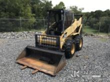 (Mount Airy, NC) 2002 Cat 242 Rubber Tired Skid Steer Loader Runs, Moves) (Missing S/N Plate