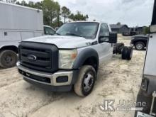 (Homosassa, FL) 2016 Ford F550 Cab & Chassis Not Running, Condition Unknown