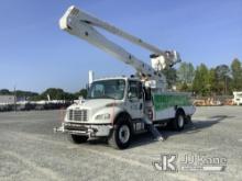 (China Grove, NC) Altec AA55-MH, Material Handling Bucket Truck rear mounted on 2014 Freightliner M2