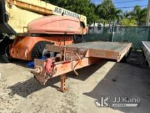 (Riviera Beach, FL) 2008 Trail King TK20 T/A Tagalong Trailer Rust)FL Residents Purchasing Titled It