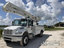 (Westlake, FL) Altec AA55, Material Handling Bucket rear mounted on 2019 Freightliner M2 106 4x4 Uti