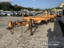 (Riviera Beach, FL) 2011 Butler BP3080A T/A Extendable Pole Trailer Rust)(FL Residents Purchasing Ti