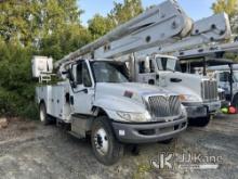 (Charlotte, NC) Altec AA55, Bucket Truck rear mounted on 2017 International 4300 Utility Truck Wreck