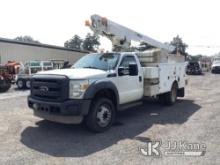 (Albertville, AL) Altec AT200A, Telescopic Non-Insulated Bucket Truck mounted behind cab on 2012 For