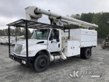 (China Grove, NC) Altec LRV60-E70, Over-Center Elevator Bucket Truck mounted behind cab on 2012 Inte